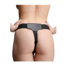 Crave Double Penetration Faux Leather Strap On