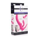 REGAL RIDER Triple G Vibrating Silicone Strapless Strap On - Pur
