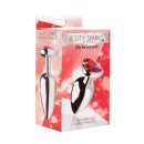 Red Heart Gem Anal Plug Large - Red 3 cm