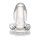 PeepHole Clear Hollow Anal Plug
