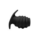 Hive Ass Tunnel 4" Silicone Ribbed Hollow Anal Plug - Large