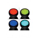 Silicone Vibrating LED Plug - Small - Black