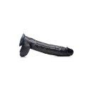 Raging Rhino 17 Inch Veiny Dildo - Black