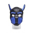Neoprene Puppy Hood - Black and Blue