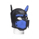 Neoprene Puppy Hood - Black and Blue