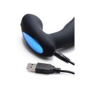 7x P-Thump Tapping Prostate Vibe with Remote Control - Black
