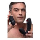 7x P-Thump Tapping Prostate Vibe with Remote Control - Black