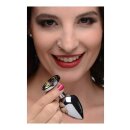 Rainbow Prism Gem Anal Plug - Medium - Silver