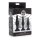 Triple Spire Tapered Silicone Anal Trainer Set of 3 - Black