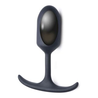 Premium Silicone Weighted Anal Plug - Medium 3,8 cm