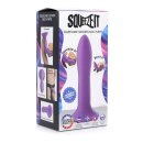 Squeezable Slender Dildo - Purple