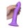 Squeezable Slender Dildo - Purple