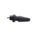 Master Series Ass-Pand Large Inflatable Silicone Anal Plug - Black