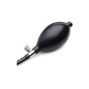 Master Series Ass-Pand Large Inflatable Silicone Anal Plug - Black