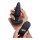 BANG! 21X Vibrating Silicone Butt Plug with Remote Control - Black