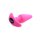 21X Vibrating Silicone Butt Plug with Remote Control - Pink