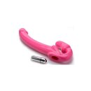 Strap U 7X Revolver Slim Vibrating Strapless Strap-On Pink