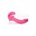 Strap U 7X Revolver Slim Vibrating Strapless Strap-On Pink