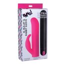 XL Bullet & Rabbit Silicone Sleeve - Pink