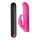 XL Bullet & Rabbit Silicone Sleeve - Pink