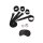 Bed Binding Restraint Kit Black