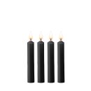Shots small Teasing wax candles 4 pieces black