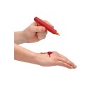 Shots small teasing wax candles 4 pieces black, red, pink, blue