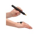 Shots große Teasing-Wachskerzen 4 Stück schwarz