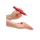 Shots large teasing wax candles 4 pieces red