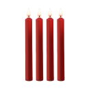 Shots large teasing wax candles 4 pieces red