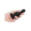 Wave Butt Plug Black 3,4 cm