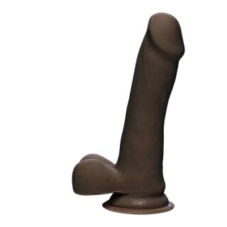 The D - Slim D - 6.5 Inch With Balls Ultraskyn - Chocolate