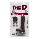 The D - Slim D - 6.5 Inch With Balls Ultraskyn - Chocolate