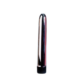 Sensuously Smooth Vibrator - 17cm - Silver
