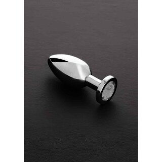Jeweled Butt Plug Cubic Zircon Medium 3 cm