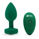 B-Vibe Vibrating Jewel Plug M/L Emerald