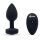B-Vibe Vibrating Jewel Plug M/L Black Diamond