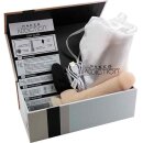 Naked Addiction Rotating & Vibrating Dong with Remote Vanilla 19cm