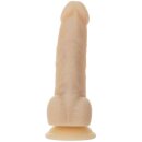 Naked Addiction Rotating & Vibrating Dong with Remote Vanilla 19cm