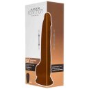 Naked Addiction Thrusting Dong with Remote Caramel 23cm
