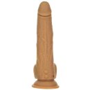 Naked Addiction Thrusting Dong with Remote Caramel 23cm