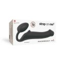 Strap-On-Me Semi-Realistic Bendable Strap-On Black L
