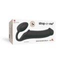 Strap-On-Me Semi-Realistic Bendable Strap-On Black XL