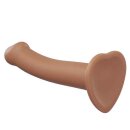 Strap-On-Me Semi-Realistic Dual Density Bendable Dildo Caramel XL