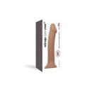 Strap-On-Me Semi-Realistic Dual Density Bendable Dildo Caramel XL
