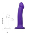 Strap-On-Me Semi-Realistic Dual Density Bendable Dildo Purple L