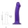 Strap-On-Me Semi-Realistic Dual Density Bendable Dildo Purple L