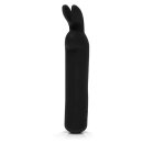 Happy Rabbit Rechargeable Vibrating Bullet Black